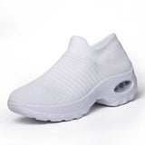 Women Sneakers Summer Fashion Black Sports Casual Shoes Breathable Mesh Lightweight Air Cushion Non-Slip Running Shoe Zapatillas