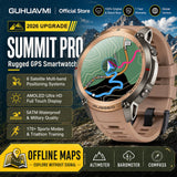 2026 Military Satellite Offline Map GPS Smart Watch Men 1.43''AMOLED Bluetooth Call Compass 5ATM Waterproof 170+Sport Smartwatch