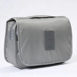 Travel Hanging Makeup Bag Large Capacity Portable Hand-held Storage Wash Bag with Simple Hook for Cosmetic Organization