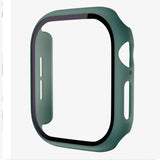 Tempered Glass+Case For Apple Watch 38-40mm 41mm 42mm 44mm 45mm 46mm Screen Protector Protective Cover iWatch 11 10 8 7 9 6 SE 5