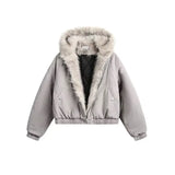 2026 American fashion brand black and yellow cross-shaped jacket high street style loose stand-up collar zipper cardigan jackett