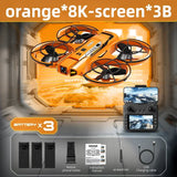 Lenovo Drone With screen RC 8K Professional HD Aerial Photography GPS Laser obstacle avoidance Three-axis gimbal Aircraft