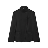 Tidalyf Blazers & Jackets Women's Spring 2026 New Fashion Plaid Loose Warm Jackets Women's Chic Youth Office Long Sleeve Coats
