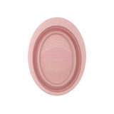 Silicone Makeup Brush Cleaner Folding Powder Puff Cleaning Bowl Eyeshadow Brushes Washing Soft Mat Beauty Tools Scrubber Box