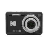 KODAK PIXPRO FZ55-RD 16MP Digital Camera 5X Optical Zoom 28mm Wide Angle 1080P Full HD Video 2.7" LCD Vlogging Camera