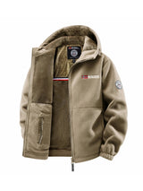 Men's Autumn and Winter Outdoor Hooded Jacket, Suitable for Daily Wear at Home, for Travel, Parties, Commuting, Outdoor Fashion Versatile, Enhances Temperament, Streetwear, Travel Wear.
