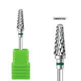 1pcs Tungsten Steel Nail Cuticle Drill Bits Carbide Rotate Electric Ceramic Milling Cutter For Manicure Gel Polish Remover