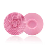 Silicone Makeup Brush Cleaner Folding Powder Puff Cleaning Bowl Eyeshadow Brushes Washing Soft Mat Beauty Tools Scrubber Box