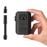 TOPUMP TB2 PRO Electric Mini Portable Pump for Bike Cordless Tire Inflator 120PSI Max 450mAh Battery with Display Fast Charging