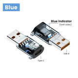 120W USB 3.2 to Type C OTG Adapter Fast Charging 10Gbps Data Audio Transfer For MacBook iPad iPhone 15 16 17 Huawei Xiaomi PC