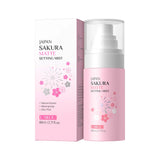 Sakura Matte Setting Spray 80ml Long Lasting Makeup Fixer Moisturizing Oil Control Non Sticky Face Mist For All Day Fresh Look