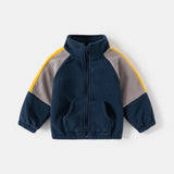 Ircomll New Children Boys Polar Fleece Jacket Autumn Winter Kids Coat Causal Toddler Stand Collar Zipper Outwear Boys Clothing