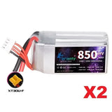 1/2/3PCS TERANTY 3S 11.4V Lipo Battery 850mAh 100C HV With XT30 T XT60 Plug For RC FPV Drone Quadcopter Helicopter Airplane