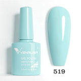 Venalisa HEMA TPO FREE Nail Gel Polish Glitter Gorgeous Full Coverage Soak Off UV LED French Nail Jelly Pink Nude Collection
