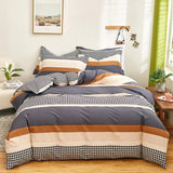 3PC 100% Cotton Duvet Cover Set Printing Bedding Set Cotton Soft Skin Friendly 1 Quilt Cover 2 Pillowcase