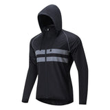 HISERWA Cycling Windbreaker Windproof Waterproof Reflective Bicycle Jacket Ultralight MTB Road Bike Jersey Portable Cycling Coat