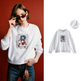 TOYOUTH Mengzhu Daji New Year Co-branded Hoodie for Women 2025 Winter New Pellet Fleece Velvet Loose Year of the Horse Top