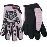 Kids Summer Full Finger Motorcycle Gloves Child Moto Luvas Motocross Leather Motorbike Guantes Children Kids Racing Moto Gloves