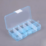 Nail Storage Box Plastic Drawer Style Easy to Clean Desktop Organization Large Capacity Cotton Swab Polishing Sand Strip Toolbox