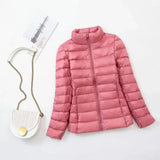 Plus Size down Jacket Female Short Ultra Lightweight Packable Puffer Coats Women Fashion 15 Colors Warm Slim Fit Parkas 7XL