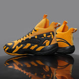 Men's Basketball Shoes Breathable Cushioning Non-Slip Wearable Runing Shoes Gym Training Athletic Basketball Sneakers for Men