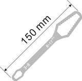 Universal Adjustable Torx Wrench 3-17mm Double-Headed Self-Tightening Glasses Wrench Board for Factory Hand Tools Spanner