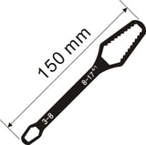 Universal Adjustable Torx Wrench 3-17mm Double-Headed Self-Tightening Glasses Wrench Board for Factory Hand Tools Spanner
