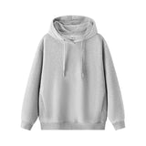 Semir Hoodie Women Fleece Lined Thermal Antibacterial Loose Fit Solid Color 2025 New Winter Casual Pullover