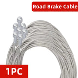 1/5/10PCS 2M MTB Bicycle Brake Line Bicycle Speed Line Fixed Gear Shifter Gear Brake Cable Set Core Inner Wire for MTB Road Bike