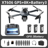 Lenovo Drone With screen RC 8K Professional HD Aerial Photography GPS Laser obstacle avoidance Three-axis gimbal Aircraft
