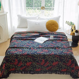 Nordic Throw Blanket For Beds Cotton Double Sided Sofa Cover Sofa Cushion Soft Blanket Leisure Bedspread Four Seasons Thin Quilt