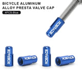 2/4/10Pcs Bicycle Tire Valve Cap Dustproof Lightweight Aluminum Alloy MTB Road Bike Tube Tyre Gas Nozzle Cover For FV Presta