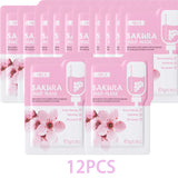 LAIKOU Japan Sakura Clay Mud Mask Hydrating Gentle Cleansing Refreshing Oil Balancing Daily Facial Skin Care Mask 5g