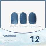 MIANEL 12ML Blue Nails Candy Party Nude Gel Nail Polish 2026 New Mint Green Dopamine Macaron Color Nail Polish Nail Art 1-12pcs