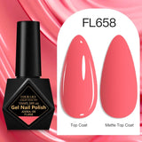 10ml Gel Nail Polish 162 Colors Nail Supplies Vernis Semi Permanent Nail Art Manicure Soak Off LED UV Gel Nail Varnishes Summer