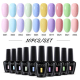 NAILCO 15ml Brown Nails Art Red Color Gel Nail Polish Semi-permanent UV Gel Polish Coffee Manicure Chocolate Hybrid Nail Varnish
