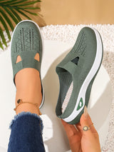 Women's Indoor Home Half Slippers, Breathable Vent Design Slip On Summer Casual Footwear, Daily Slip-on Sandals for Household
