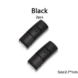 New Colorful Shoelaces Press buckle Metal Shoelace Clip Press Lock Kids Adult Shoes Accessories AF1 Sneaker Kits Metal Laces Tip