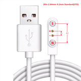 2Pin 4Pin 5Pin Magnetic Charging Cable USB to Pogo Pin for Smart Watch Earphone Wristband 60cm 5V Magnetic Dock Charger Adapter