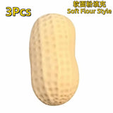 Crunchy Peanut Stress Ball Food-Shaped Squeeze Ball Squishy Toys ASMR Sensory Anti Stress Fidget Toys for Adults Christmas Gift