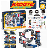 Lifting Style Magnetic Track Car Anti-Gravity Toy Assembly Lift Elevator DIY New Suspension Rail Train Educational Toys For Kids