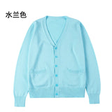 New Sweater Solid Candy Women Knit Top Fashion Female Cardigan Thin Spring Autumn Long Sleeve Adult Jacket Clothes Slim XS-2XL