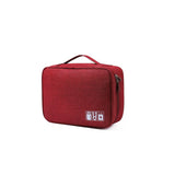 Cable Storage Bag Waterproof Digital Electronic Accessories Organizer Portable Travel Cable Organizer Case For USB Cable Charger