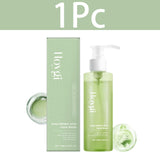 HOYGI Hyaluronic Acid Cleanser Oil Control Blackhead Remover Facial Skin Pore Cleansing Gel Brightening Exfoliating Face Wash