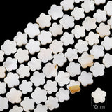 Natural Shell Beads Mother of Pearl Love Star Oval Round Flat Loose Spacer Beads for Jewelry Making DIY Charm Bracelet Necklace