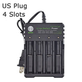 18650 Li-ion Battery Charger 4 Slots AC 110V 220V EU/US Dual For 18650 Charging 3.7V 4.2V Rechargeable Charge for 18500