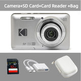 KODAK PIXPRO FZ55-RD 16MP Digital Camera 5X Optical Zoom 28mm Wide Angle 1080P Full HD Video 2.7" LCD Vlogging Camera