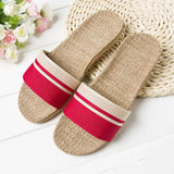 Hemp Casual Slippers Women Home Flats Spring Summer Luxury Designer Shoes Ladies 2026 Fashion Indoor Slides Couple Lightweight
