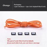 Fashion No Tie Shoelaces Elastic Laces Sneakers Flat Shoe Laces Without Ties Kids Adult Quick Shoelace One Size Fits All Shoes