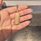 1Pcs Autumn Winter Maillard Tassel Pendant Shoe Charms Leather Flower Shoelace Buckle Sports Shoe Decoration Accessory Buckle